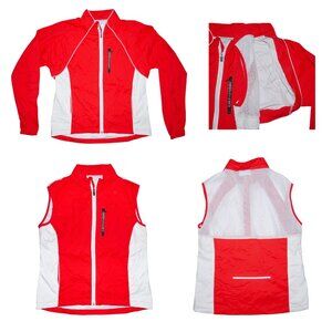 Cannondale Women's Morphis Size M Convertible 2 in 1 Jacket Cycling Vest WOWZA~